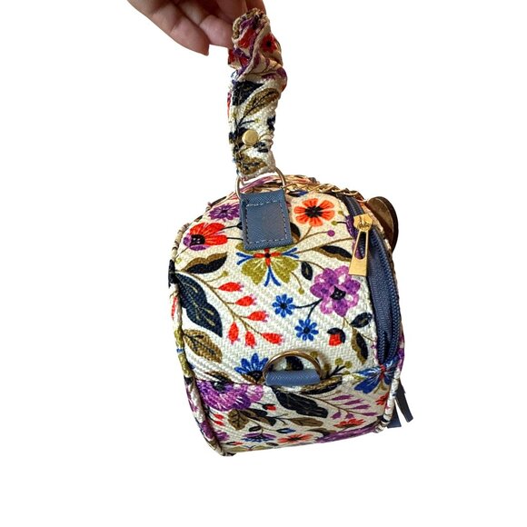 Frida Kahlo purple floral heart shape crossbody handbag women medium - Picture 4 of 11